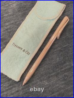 Tiffany & Co. Elsa Peretti Ballpoint Pen Sterling Silver 925 With Pouch- free ship