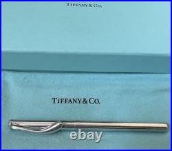 Tiffany & Co. Elsa Peretti Sterling Silver. 925 Ballpoint Roller Pen Black Ink