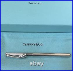 Tiffany & Co. Elsa Peretti Sterling Silver. 925 Ballpoint Roller Pen Black Ink