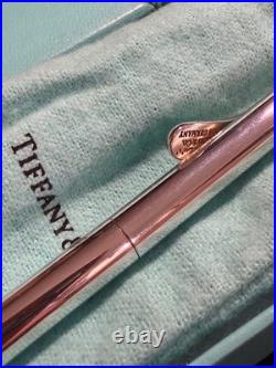 Tiffany & Co. Elsa Peretti Sterling Silver Ballpoint Pen with Box & Pouch Mint