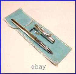 Tiffany & Co. Elsa Peretti Sterling Silver Teardrop Cap Pen with Sleve Tested A-1