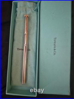 Tiffany & Co. Engine Turned Ballpoint Pen 925 Sterling Silver Vintage Germany