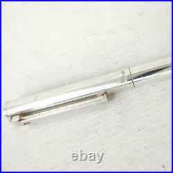 Tiffany & Co. Executive T-clip 925 sterling silver ballpoint pen blue ink WithBox