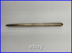 Tiffany & Co. Gold Slim Ballpoint Pen Sterling Silver 925 Vintage Authentic