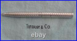 Tiffany & Co. Ladies Purse Pen Sterling Silver Guilloche Made in Germany