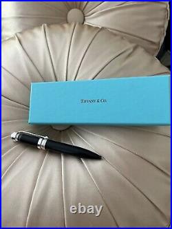 Tiffany & Co Paloma Picasso Silver And Black Ballpoint Pen NEW
