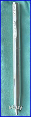 Tiffany & Co. Pen 1837 Ballpoint Pen Sterling Silver 925 Made in Germany