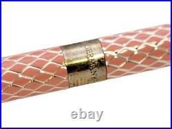 Tiffany & Co. Pen Pink Lacquer Purse Pen with Sterling Silver Accents Ballpoint