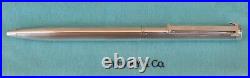 Tiffany & Co. Pen T Clip Executive Pinstripe Sterling Silver 925