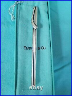 Tiffany & Co RARE REMOVABLE CAP Pen Teardrop Peretti Sterling Silver