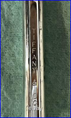 Tiffany & Co Sleek Unadorned Sterling Ballpoint Pen No Monogram