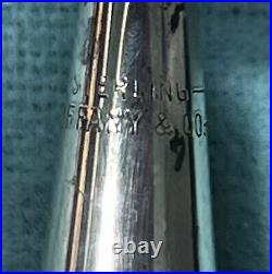 Tiffany & Co Sleek Unadorned Sterling Ballpoint Pen No Monogram