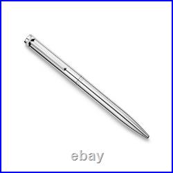 Tiffany & Co. Solid Sterling Silver Ballpoint Pen With Pouch And Box