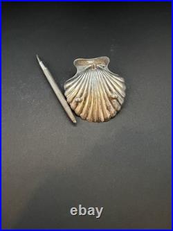 Tiffany & Co Sterling Shell And Pen Set