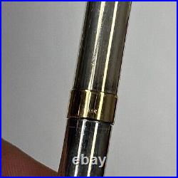Tiffany & Co Sterling Silver 14 K Gold T-Clip Ballpoint Pen