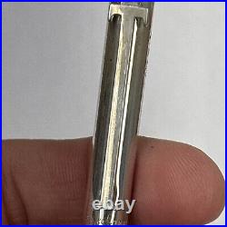 Tiffany & Co Sterling Silver 14 K Gold T-Clip Ballpoint Pen