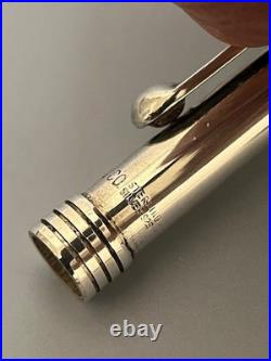 Tiffany&Co Sterling Silver 925 Ballpoint Pen-Cross Refill Installed+Extra Refill