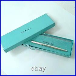 Tiffany & Co Sterling Silver 925 Ballpoint Pen Vintage WithBox Used from Japan