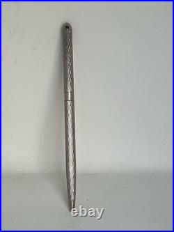 Tiffany & Co Sterling Silver 925 Purse Pen Engraved Scroll w Pouch