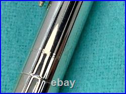 Tiffany & Co. Sterling Silver 925 T-clip Ballpoint Pen Black Ink Used