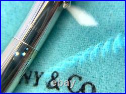 Tiffany & Co. Sterling Silver 925 T-clip Ballpoint Pen Black Ink Used