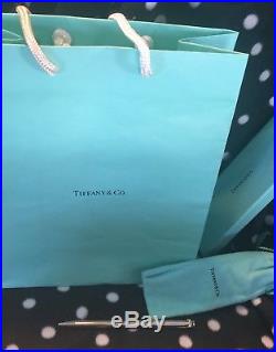 Tiffany & Co. Sterling Silver Ball Point Pen Executive T Clip with box and bag