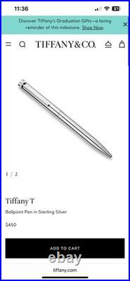 Tiffany & Co. Sterling Silver Ballpoint Pen