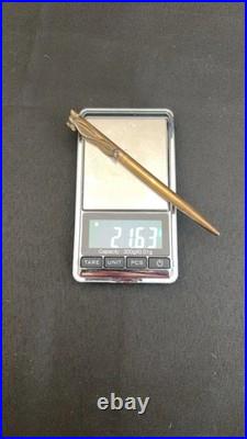 Tiffany & Co. Sterling Silver Ballpoint Pen Elsa Peretti Knot With Pouch & Box