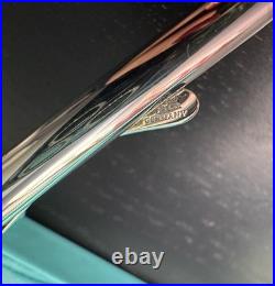 Tiffany & Co. Sterling Silver Ballpoint Pen Full Set WithPouch, Box & Gift Bag