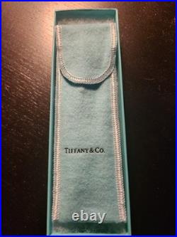 Tiffany & Co. Sterling Silver Ballpoint Pen Full Set WithPouch, Box & Gift Bag