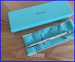 Tiffany & Co. Sterling Silver Ballpoint Pen Golf Ball Tee Clip with Box Rare
