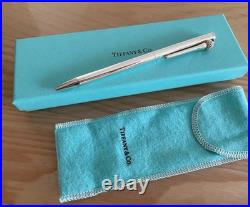 Tiffany & Co. Sterling Silver Ballpoint Pen Golf Ball Tee Clip with Box Rare