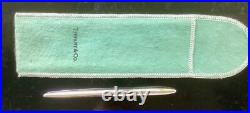 Tiffany & Co. Sterling Silver Ballpoint Purse Pen No Ink