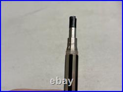 Tiffany & Co. Sterling Silver & Black Paneled Ballpoint Pen USED / EXCELLENT