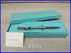 Tiffany & Co. Sterling Silver Elsa Peretti Ballpoint Pen With Box Mint