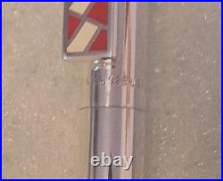 Tiffany & Co Sterling Silver Enamel American Flag Pen Pouch Box New Ink Refill