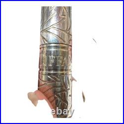 Tiffany & Co Sterling Silver Engraved Leaf Ballpoint Pen Bail For Chain Bag Box