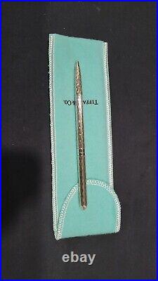Tiffany & Co. Sterling Silver Ladies Ballpoint Pen with Pouch, Germany