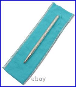 Tiffany & Co Sterling Silver Mechanical Purse Pen with Pouch and Box 925 Germany