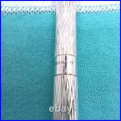 Tiffany & Co Sterling Silver Mechanical Purse Pen with Pouch and Box 925 Germany