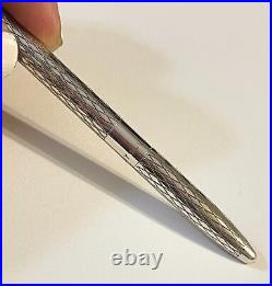 Tiffany & Co Sterling Silver Pen Vintage Diamond Pattern
