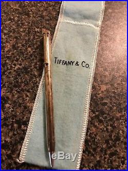 Tiffany & Co. Sterling Silver Pen with Cloth Bag