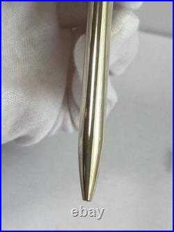 Tiffany & Co. Sterling Silver T-Clip Ballpoint Pen Tiffany Blue Enamel Band