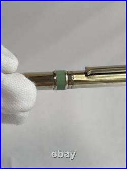 Tiffany & Co. Sterling Silver T-Clip Ballpoint Pen Tiffany Blue Enamel Band