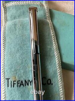 Tiffany & Co Sterling T-clip Mechanical Pen with cover and box