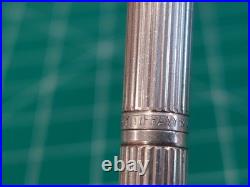 Tiffany & Co Striped Ballpoint Pen 925 Sterling Silver Made in Germany