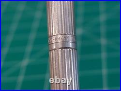 Tiffany & Co Striped Ballpoint Pen 925 Sterling Silver Made in Germany
