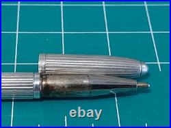 Tiffany & Co Striped Ballpoint Pen 925 Sterling Silver Made in Germany