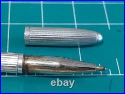 Tiffany & Co Striped Ballpoint Pen 925 Sterling Silver Made in Germany
