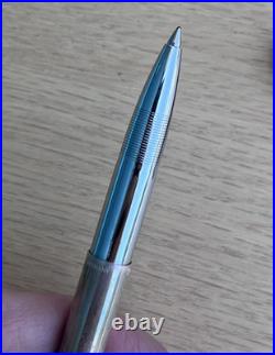 Tiffany & Co. T&C T Shaped Clip Sterling Silver 925 Ballpoint Pen with Box & Pouch